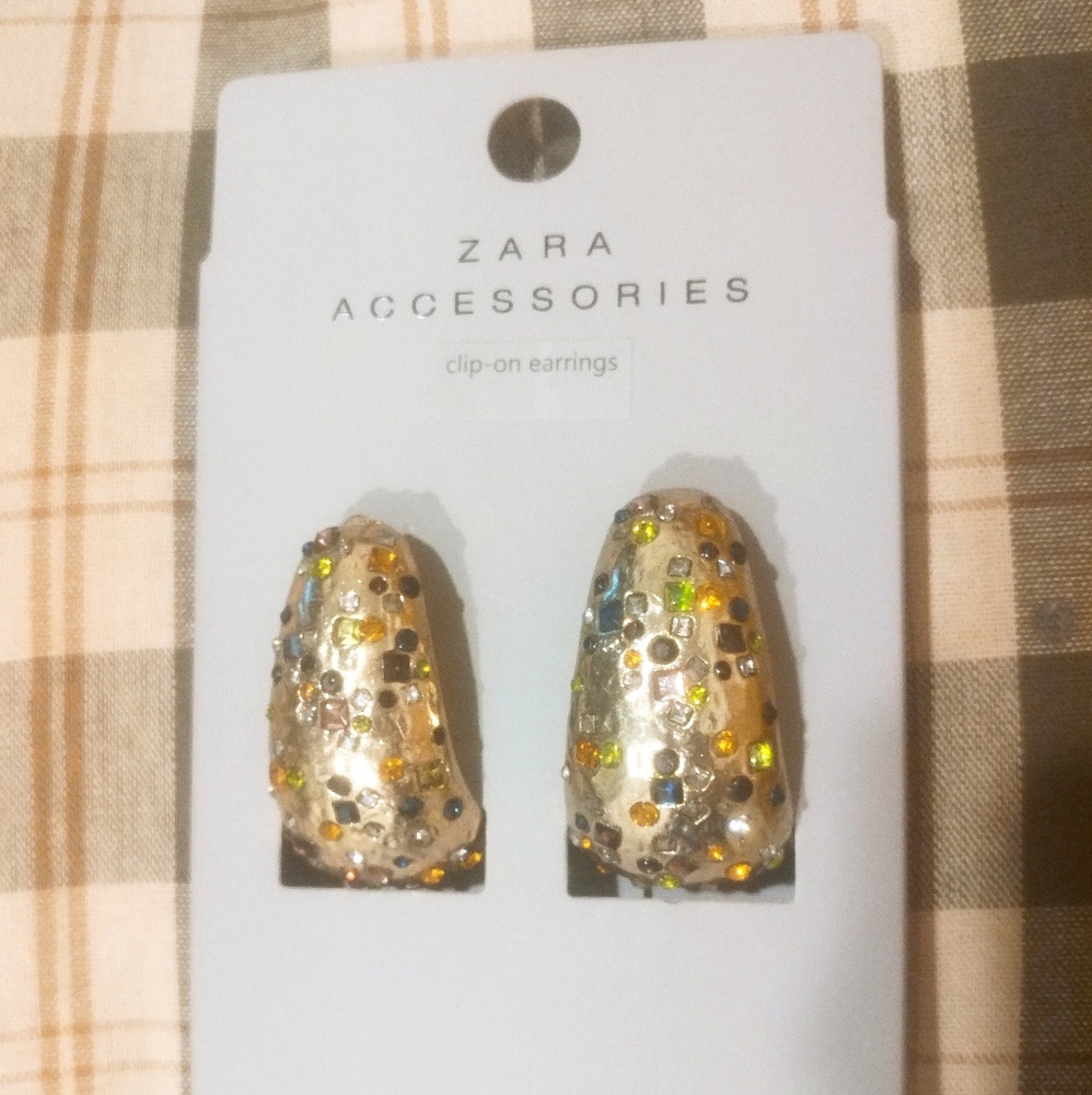 Zara clip-on earrings